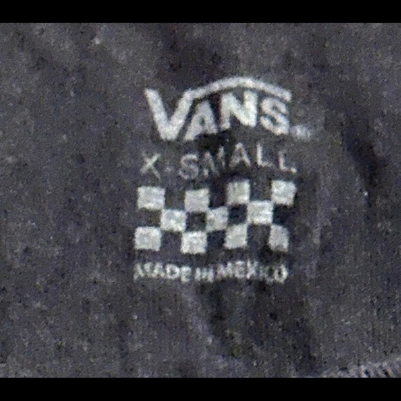 VANS Girls Tank Crop Top Women's XS Black Hawaii Island Extra Small - Picture 4 of 4